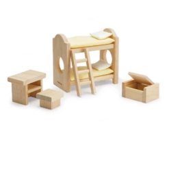 Plan Toys Dolls House Children's Bedroom Furniture Classic
