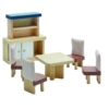 Plan Toys Dolls House Dining Room Furniture Orchard Collection