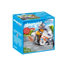 Playmobil City Life Emergency Motorbike