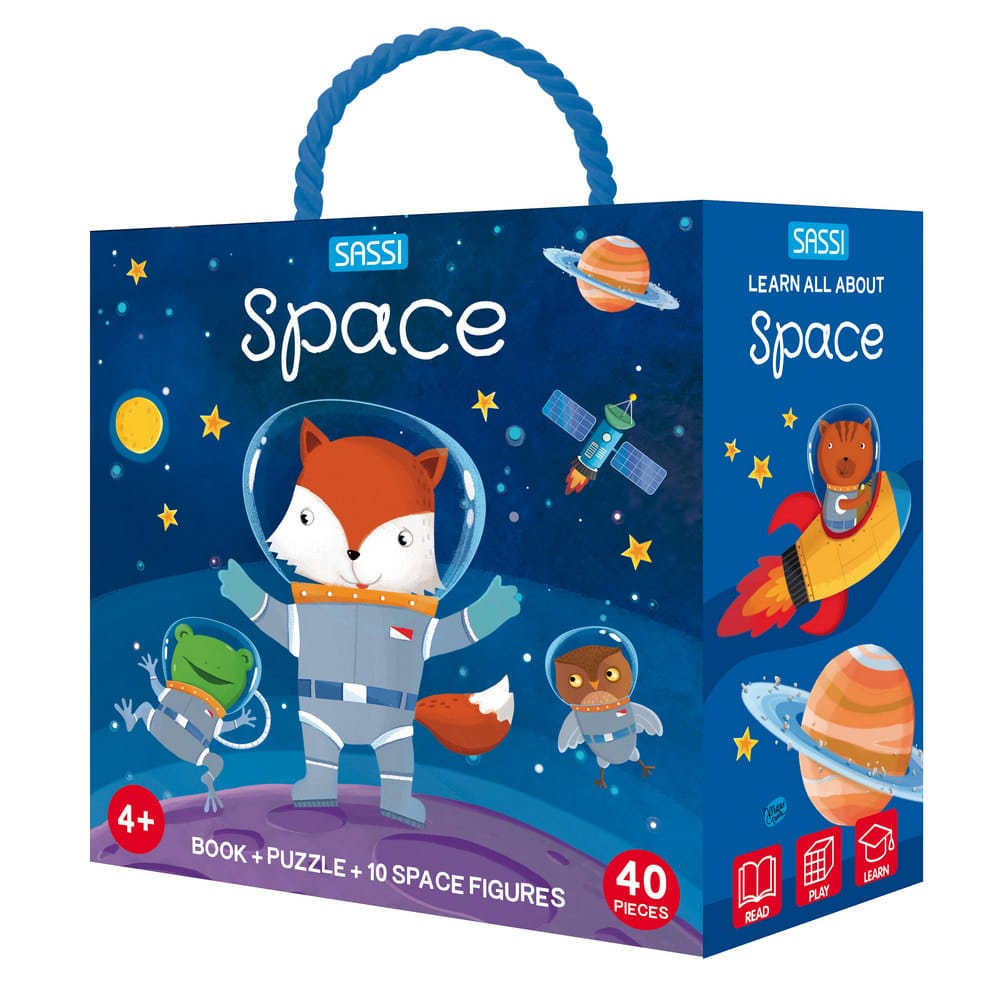 Sassi 3D Puzzle and Book Set - Space Sassi 3D Puzzle and Book Set - Space