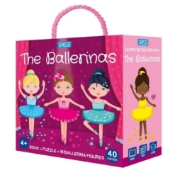 SASSI Ballerina 3D Puzzle and Book Set