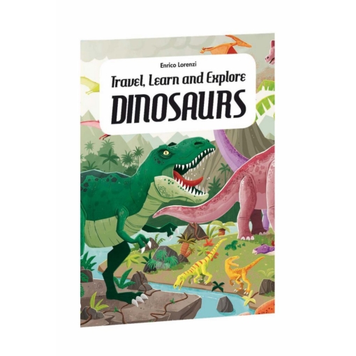 Sassi® Travel, Learn and Explore - Puzzle and Book Set - Dinosaurs, 205 pcs - Image 4