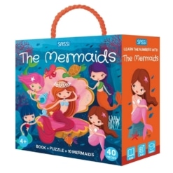 SASSI Mermaids 3D Puzzle and Book Set