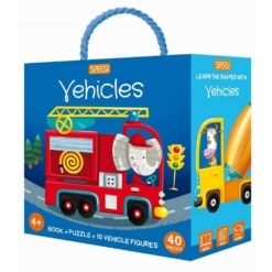 SASSI Vehicles 3D Puzzle and Book Set