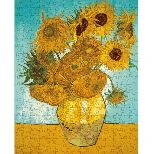 SASSI Vincent van Gogh Sunflowers Puzzle and Book