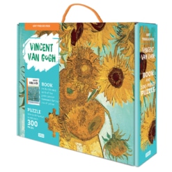 SASSI Vincent van Gogh Sunflowers Puzzle and Book