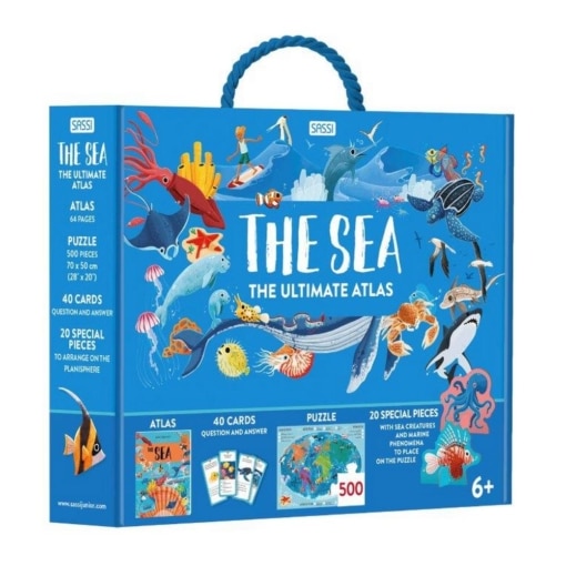 Sassi The Ultimate Atlas and Puzzle Set - The Sea 3D Models and Puzzle