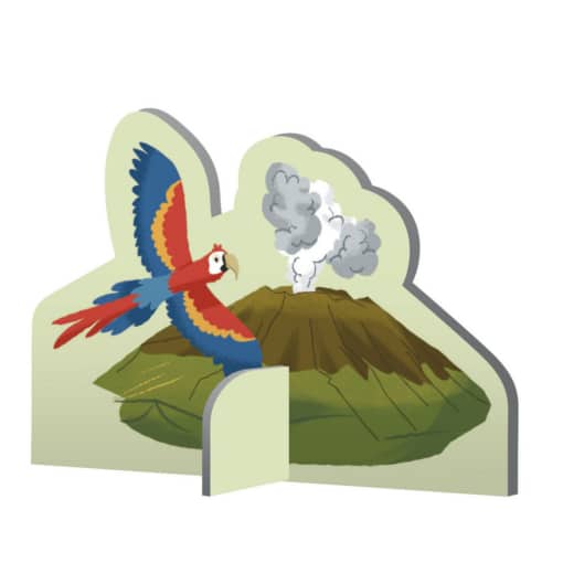 Sassi The Ultimate Atlas and Puzzle Set - Volcanoes, 500 pcs
