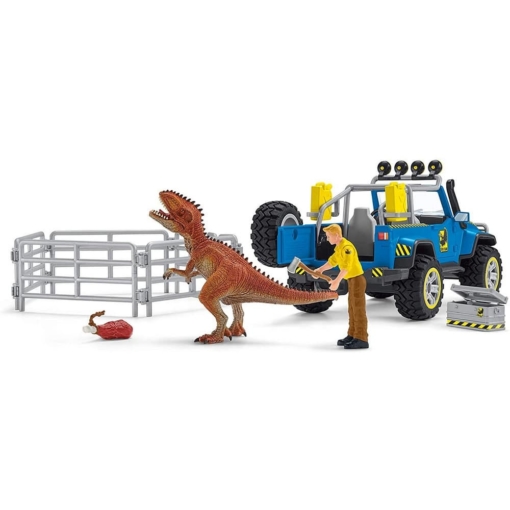 Schleich Off-road Vehicle with Dino Outpost - Image 2