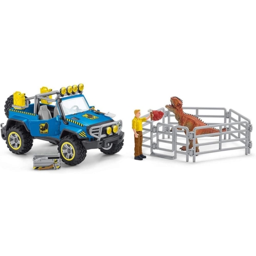 Schleich Off-road Vehicle with Dino Outpost - Image 5