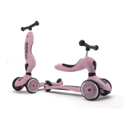 Scoot and Ride Scoot and Ride Highwaykick 1 2-in-1 Ride-On Scooter Rose