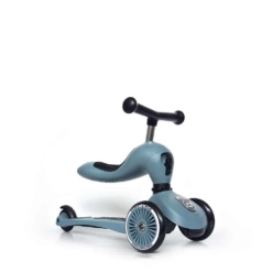 Scoot and Ride Scoot and Ride Highwaykick 1 2-in-1 Ride-On Scooter Steel Blue