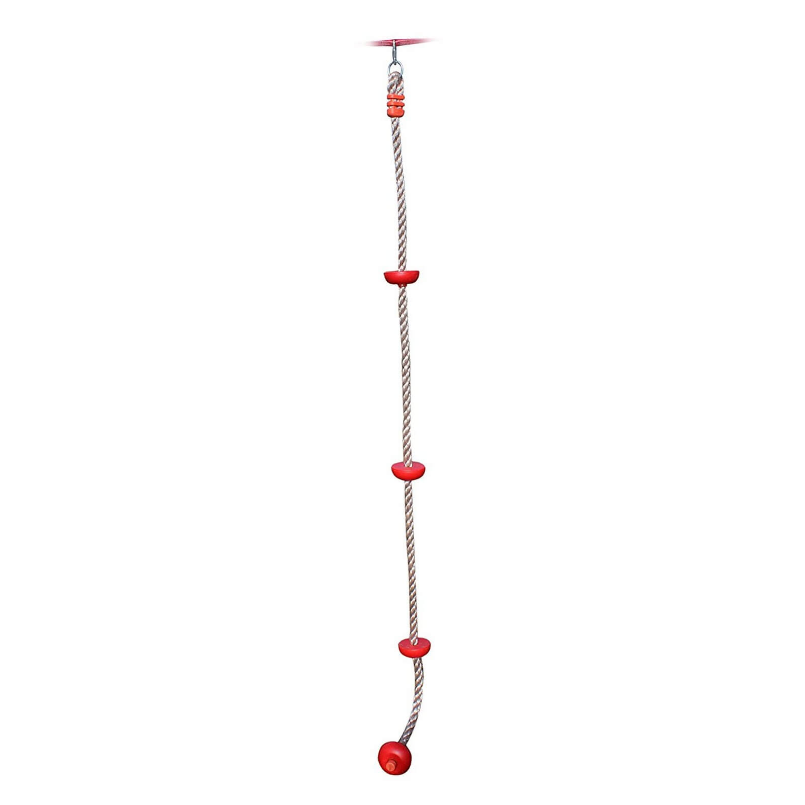 Slackers Ninja Climbing Rope 2.4m with Foot Holds - Image 4