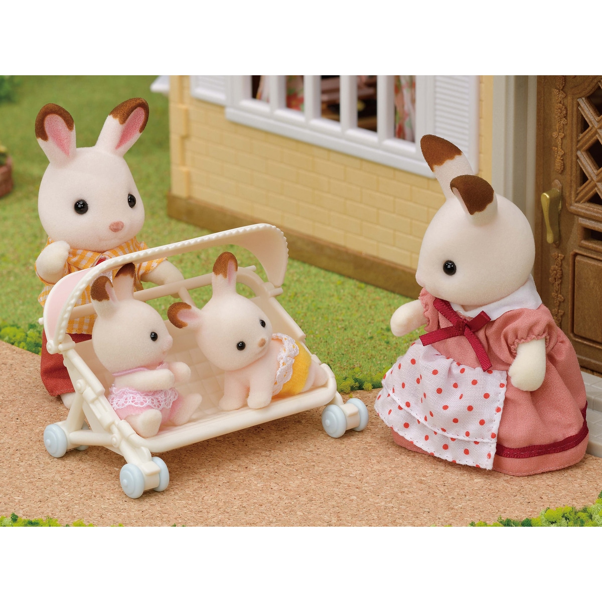 Sylvanian Families Triplets Stroller: Tiny Adventures for Kids