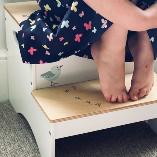 TENDER LEAF TL8808 – Scatola Porta Giochi E Rialzo Per Bambini A Forma Di Tronco | Forest Steps | Leggero E Portatile - 3