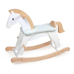 Tender Leaf Lucky Wooden Rocking Horse