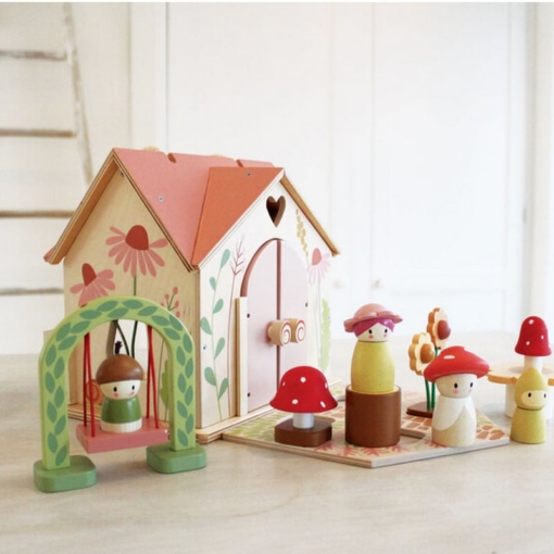 Tender Leaf Rosewood Cottage Wooden Dollhouse - Image 5
