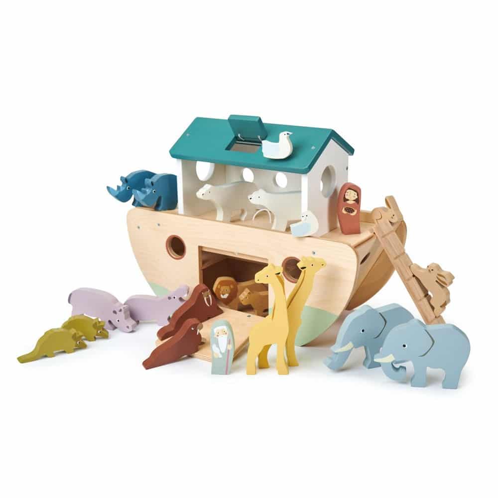 Wooden ark shop and animals