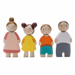 Tender Leaf Toys Four Wooden People Family
