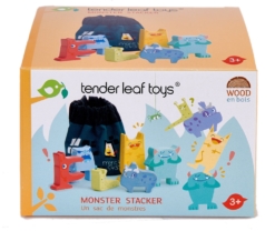 Tender Leaf Toys Monster Stackers with Bag