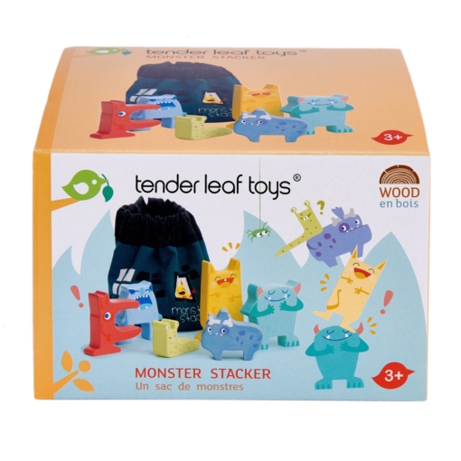 Tender Leaf Toys Monster Stackers with Bag