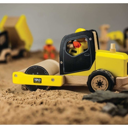 Tidlo Wooden Road Roller - Image 2