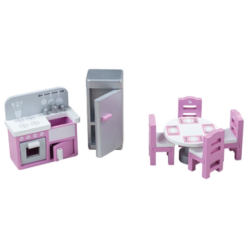 Tidlo Wooden Dolls House Kitchen Furniture