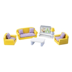 Tidlo Wooden Dolls House Living Room Furniture