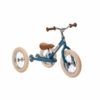 Trybike Steel 2 in 1 Balance Bike Blue Vintage