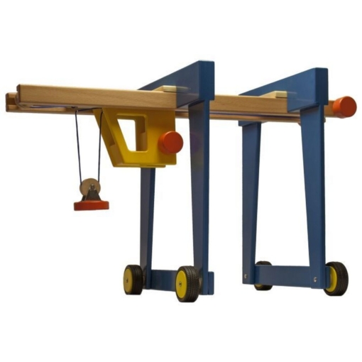New Classic Toys Wooden Gantry Container Crane - Image 2