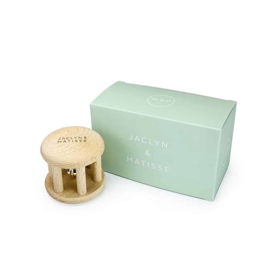 Jaclyn & Matisse® Wooden Rattle - Bella the Bell