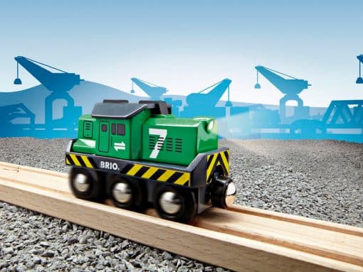 BRIO Battery Operated Freight Battery Engine - Image 3