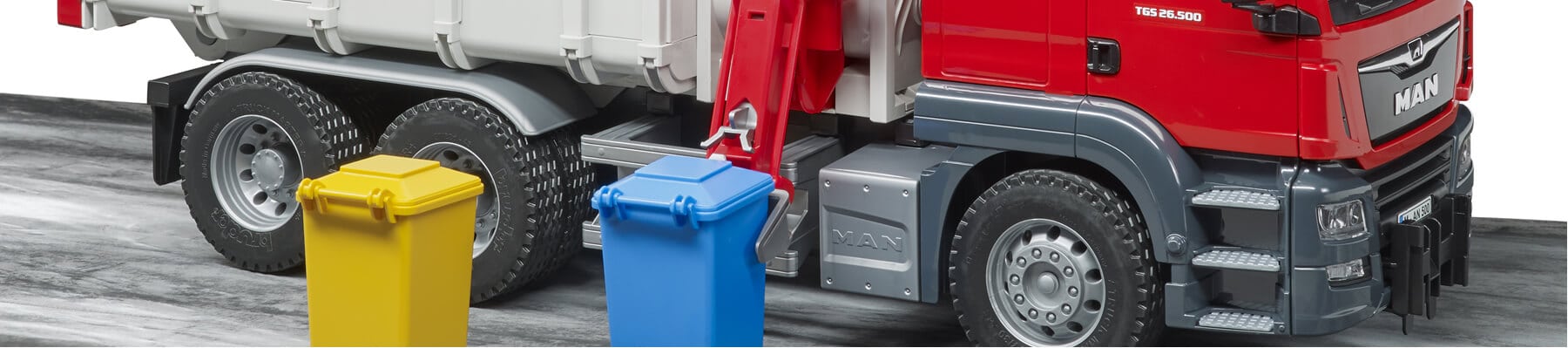 bruder garbage truck on sale