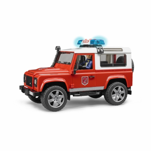 BruderLand Rover Defender Fire Department Wagon 02596