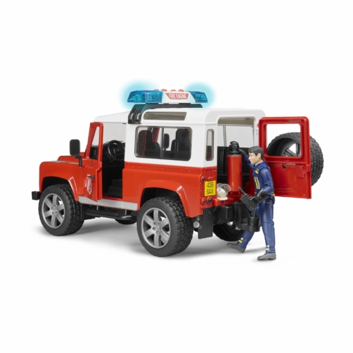 BruderLand Rover Defender Fire Department Wagon 02596 - Image 2