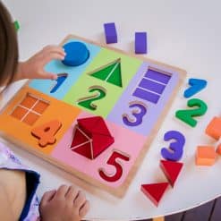 fraction learning puzzle, hands-on math learning