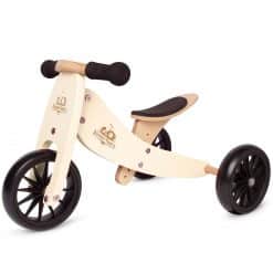 kinderfeets trike cream tiny tot balance bike