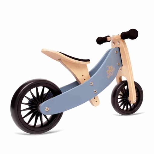 Kinderfeets® Trike Slate Blue Tiny Tot PLUS 2-in1 Balance Bike - Image 2