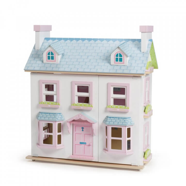 Maison De Poupée En Bois Le Toy Van Mayberry Manor - Grande Maison 3 étages Avec Jardin - Pour Enfants Dès 3 Ans