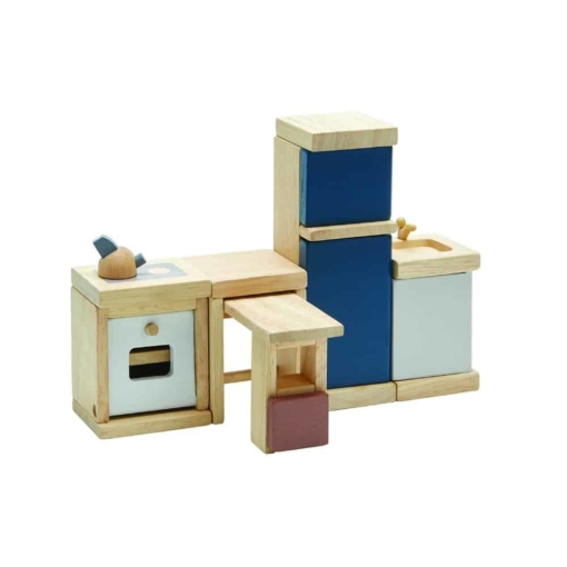 PlanToys Dolls House Kitchen Furniture Orchard Collection