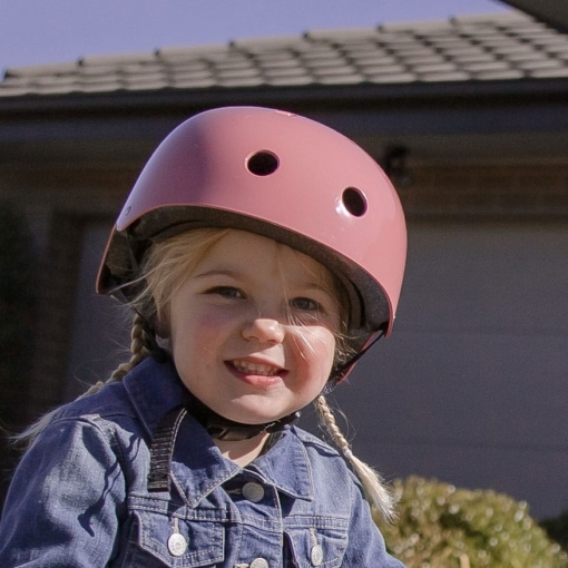 TryBike® CoConuts® Vintage Pink Kids Helmet Small - Fits 48-53cm Head. - Image 4