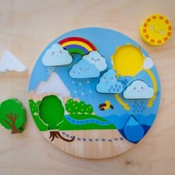 wooden number puzzle, toddler counting toys