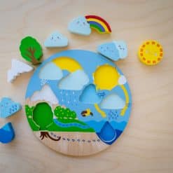 wooden number puzzle, toddler counting toys