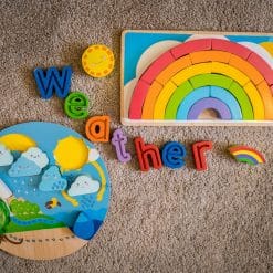 wooden number puzzle, toddler counting toys